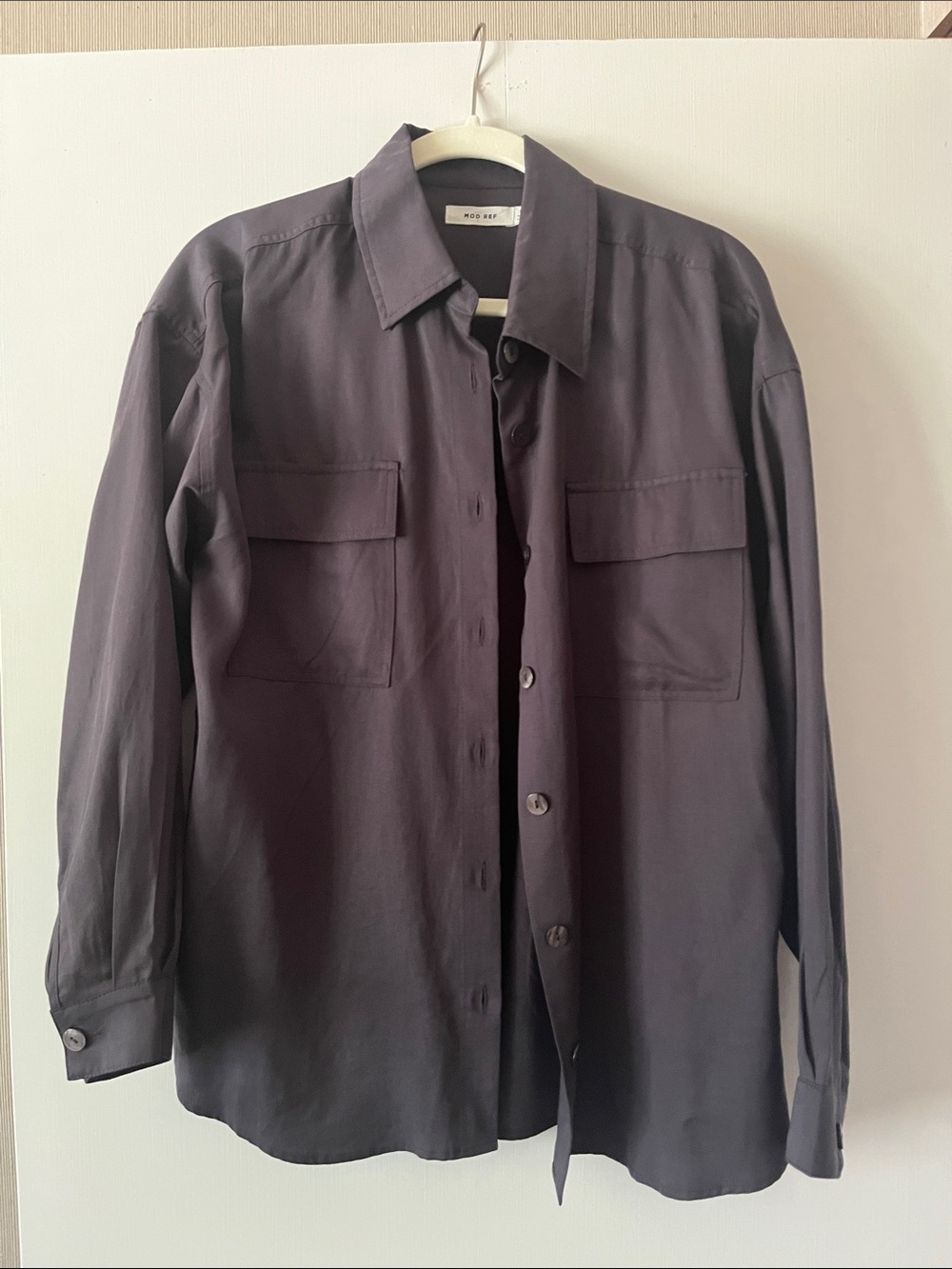 Mod Ref Dark Charcoal Button-Down Shirt